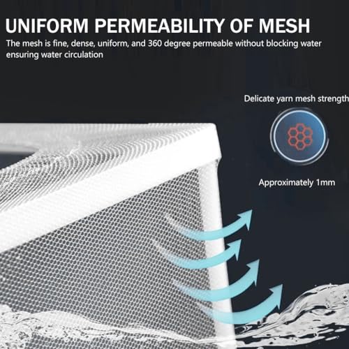 Qpets® Fish Breeding Box Isolation for Betta with Suction Cups Divider Small Aquarium Tank Nylon Mesh DIY Assembling Fry Hatchery Net Breeder 16x14x15CM 3 PCS Qpets® Fish Breeding Box Isolation for Betta with Suction Cups Divider Small Aquarium Tank Nylon Mesh DIY Assembling Fry Hatchery Net Breeder 16x14x15CM 3 PCS